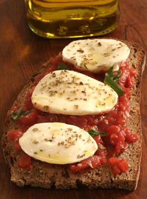 sandwich tomate-mozzarella