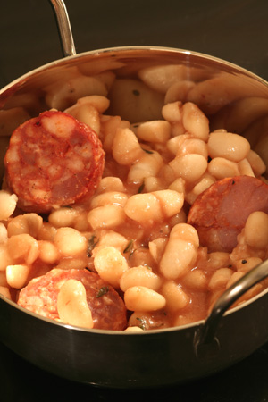 haricots blancs faon cassoulet