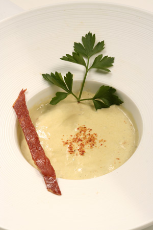 mousse d'asperges