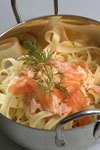 Tagliatelle mit Lachs