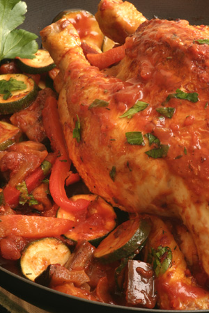 poulet ratatouille