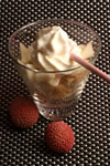 mousse de litchi