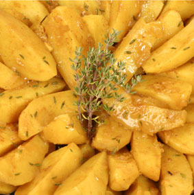 pommes de terre au thym